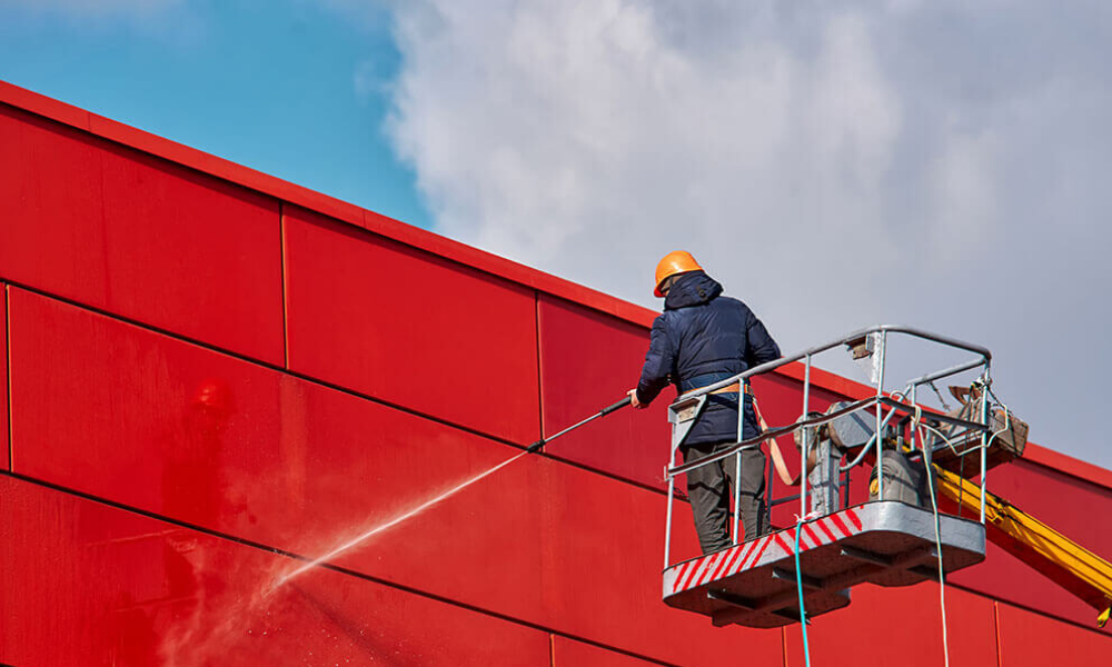 commercial pressure washing