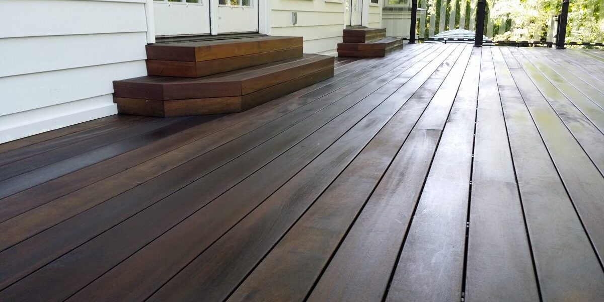 deck staining