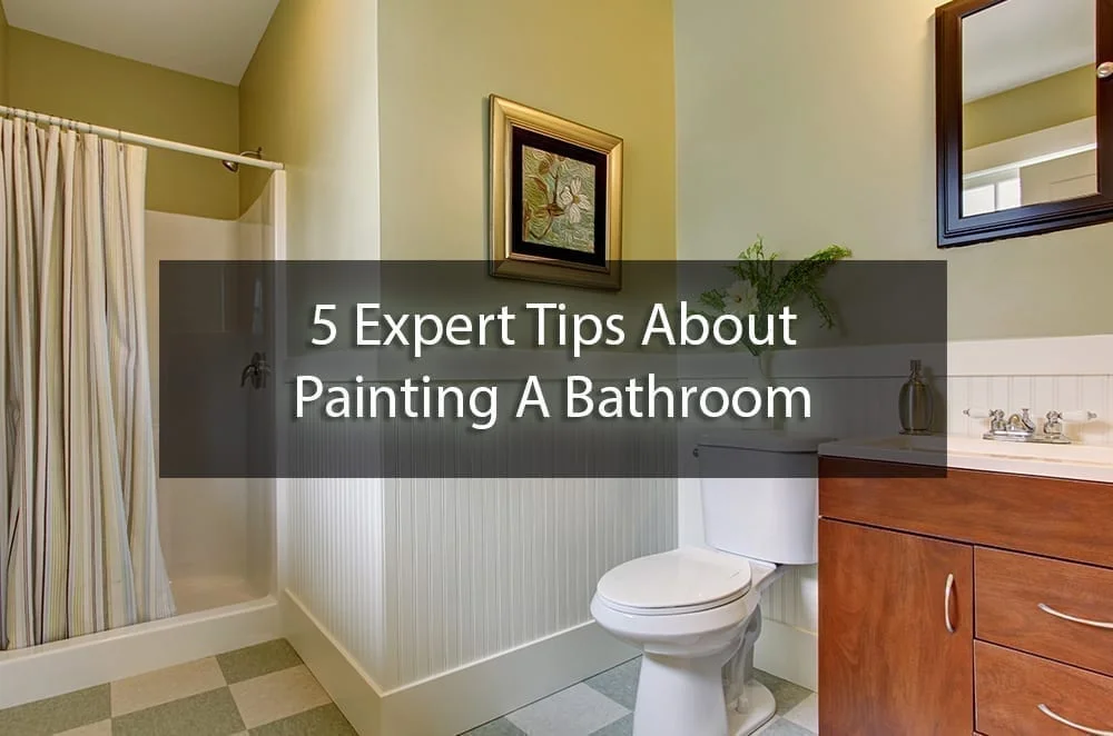 painting a bathroom